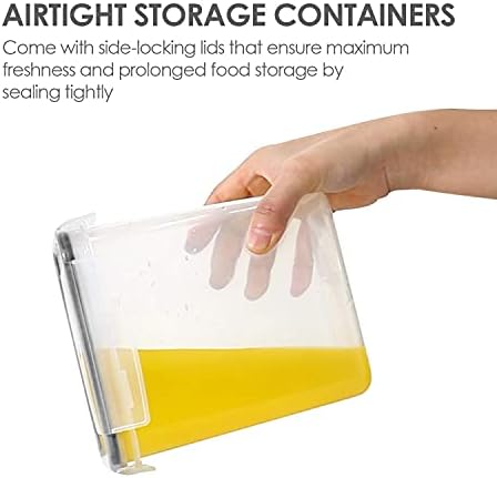Vtopmart 32pcs Food Storage Container Set, Kitchen & Pantry Organizers and Storage, Plastic Airtight Container with Lids for Cereal, Flour and Sugar, Includes 32 Labels - 2