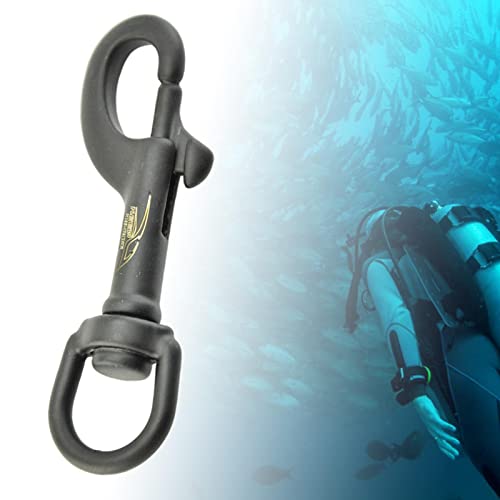 Dynwave Scuba Diving Large Stainless Steel Single Hook Swivel Snap 75Mm #TOP4