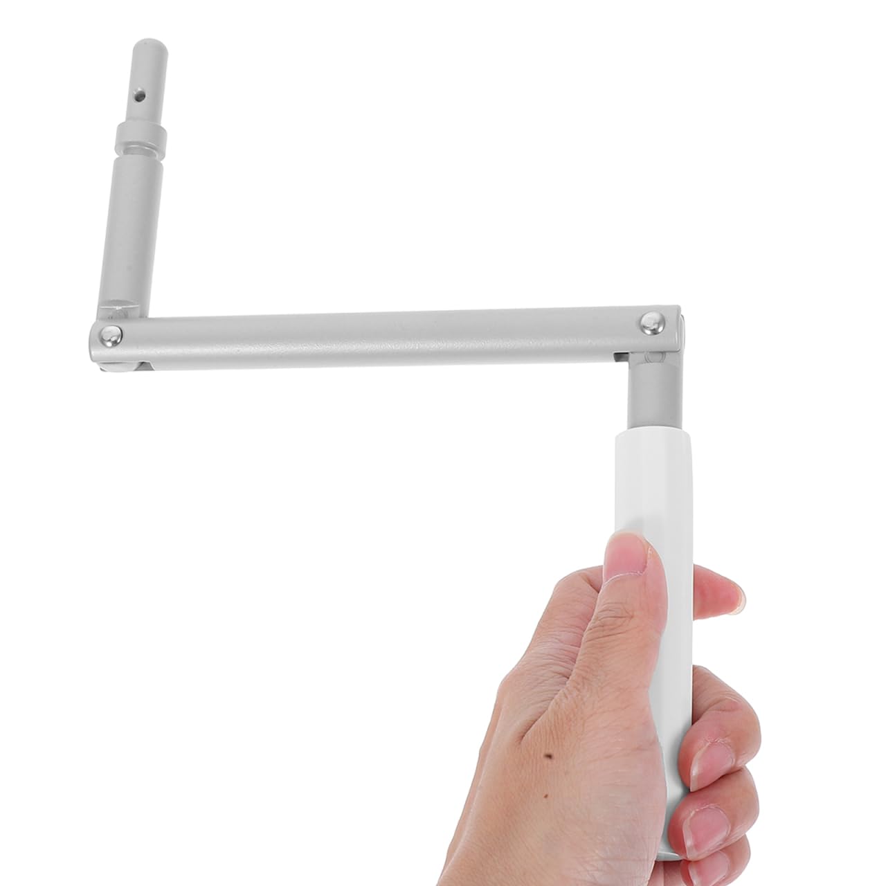 SHINEOFI Manivelle De Fenêtre À Battant Poignée De Remplacement En Métal Pour Ouvre-Fenêtre Manuel Conception Ergonomique Silencieuse Pour Usage Résidentiel Et Commercial