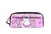 Produktbild Einhorn mit Finger Haar tragbare Tasche PU Leder Schulstifteetui Schreibwaren Bleistifttasche Wasserdicht Kosmetik Tasche Make-up Beauty Case 20.5x5x8.5cm/8.1x2x3.3in Style08