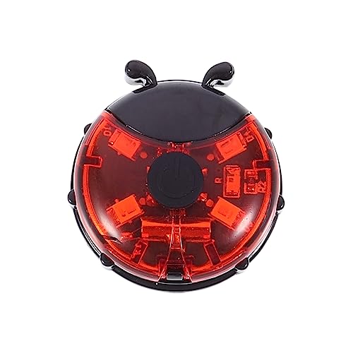 HEMOTON 1pc Practical Bike Wheel Light for Adorable Ladybug Design for Night Safety Easy Installation Spokes Wheels
