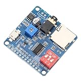 DEWOTHV DY-SV5W Sprachwiedergabe-Modul MP3-Player UART I/O Trigger Verstärker Serial Port Control Playback Integrierter 5W Class D Verstärker Direkter Antrieb von 4Ω Lautsprechern mit 3–5 W