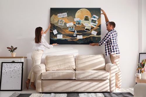 Tableau mural polyvalent pour bureau et home office au design coucher de soleil - 3