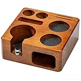 ZXBBTZ Estación Tamper Cafe 58mm, Estación de Prensado Café, Soporte Portafiltro Cafetera, Estaciónde Apisonamiento de Espresso, Soporte para Portafiltro para Barista en Cicina de Hogar/Cafetería