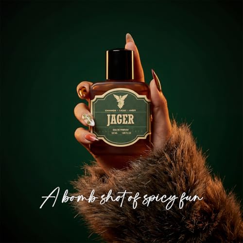 Image of Rivona Jager Eau De Parfum for Men 50ml - Long Lasting Sweet & Spicy Gourmand Perfume | Vanilla, Tobacco & Amber | Luxury Perfume for Men & Women