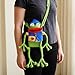 Foeeqi Frog Purse Crossbody Crochet Bag for Women Cute Frog Gifts