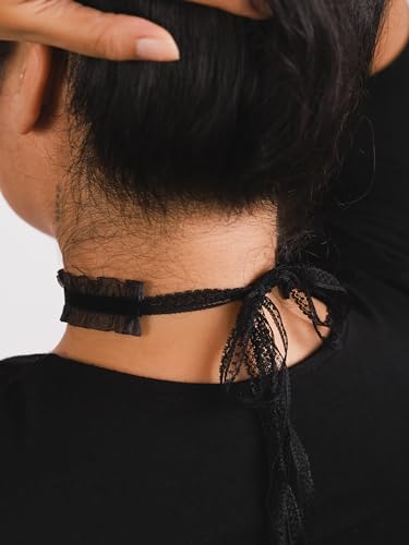 Sacina Gothic Lace Victorian Choker, White Black Choker for Women, Goth Necklace, Vintage Necklace, Christmas Jewelry Gift For Women4