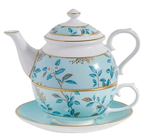 英国 Fortnum & Mason [フォートナム＆メイソン] カメリア & バード ティーフォーワン 一人用 ティーポット & ティーカップ セット 英国製 Camellia [並行輸入品]