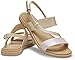 Crocs Womens Tulum Strappy Sandal Pink Clay Shimmer 6 M