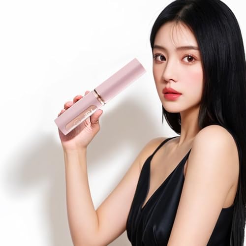 Cepillo alisador para mujer sin daño al cabello, alisador de cabello inalámbrico con calentamiento rápido, rizador recargable con temperatura ajustable. miniatura 3