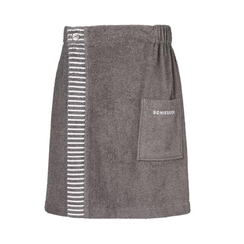 Schiesser Saunakilt Rom Herren - 46-54 - Dunkelgrau
