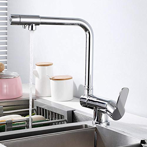 Robinets de cuisine 3 en 1 pliants en laiton pour supprimer l'encombrement des bouteilles