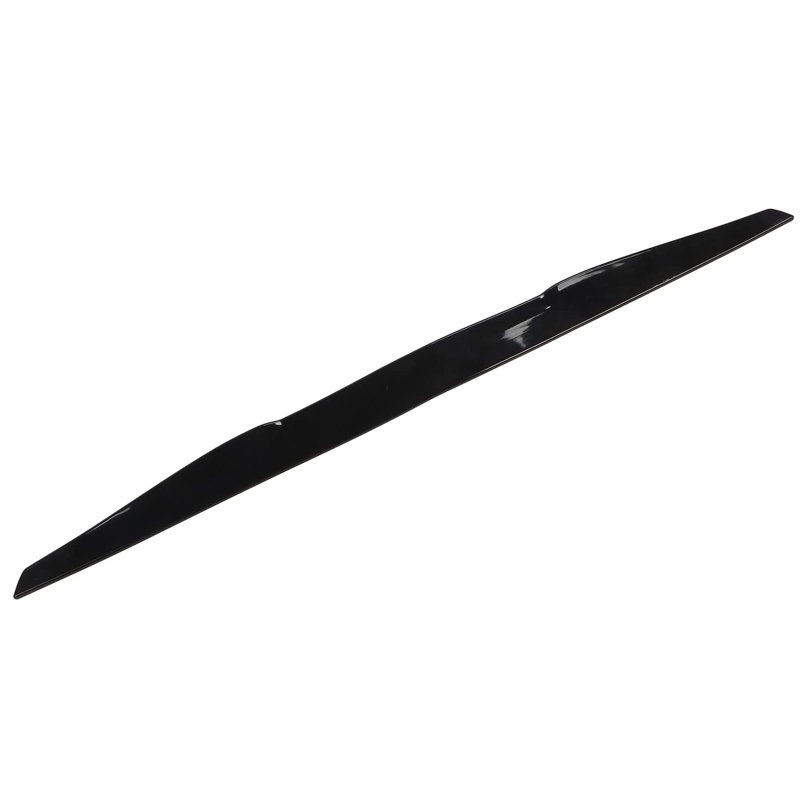 Asixxsix Becquet de Coffre arrière, becquet de Coffre en Caoutchouc de 99 cm, becquet de Coffre de Voiture Universel, Couvercle de becquet de Coffre arrière (Noir Brillant)