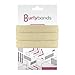 Burlybands Large Hair Ties for Thick, Heavy or Curly Hair - Non-Slip, Non-Damage, Seamless Women's Ponytail Scrunchies - Blonde, 3 Pcs