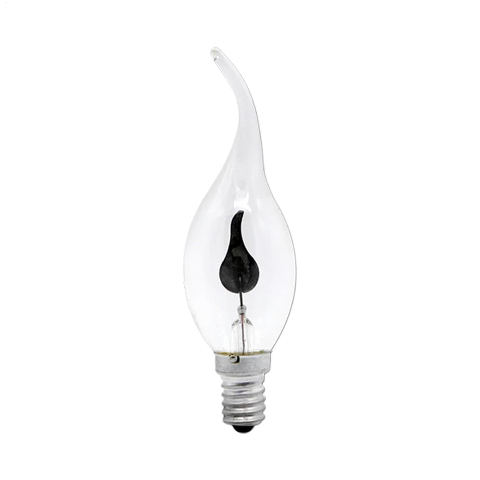 Faux Flame Light Bulb - LED Flicker Flame Light Bulb -Clear Flame Bulbs E14 E27 Base Outdoor Light