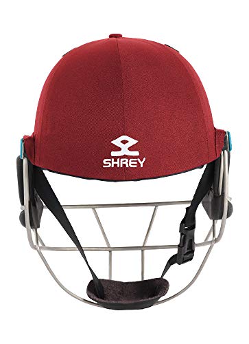 Image of Shrey Master Class Air 2.0 Stainless Steel Maroon Xs Cricket Helmet
