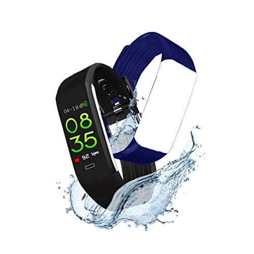 vikano Fitness Tracker, Activity Tracker Watch with Heart Rate Monitor Waterproof Smart Fitness