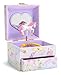 Jewelkeeper - Portagioie Musicale con Unicorno Girevole, Arcobaleno e Stelle Glitterato con Cassetto Estraibile - Melodia dell'Unicorno