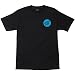 Santa Cruz Hand Men's Short Sleeve Shirt Large Black