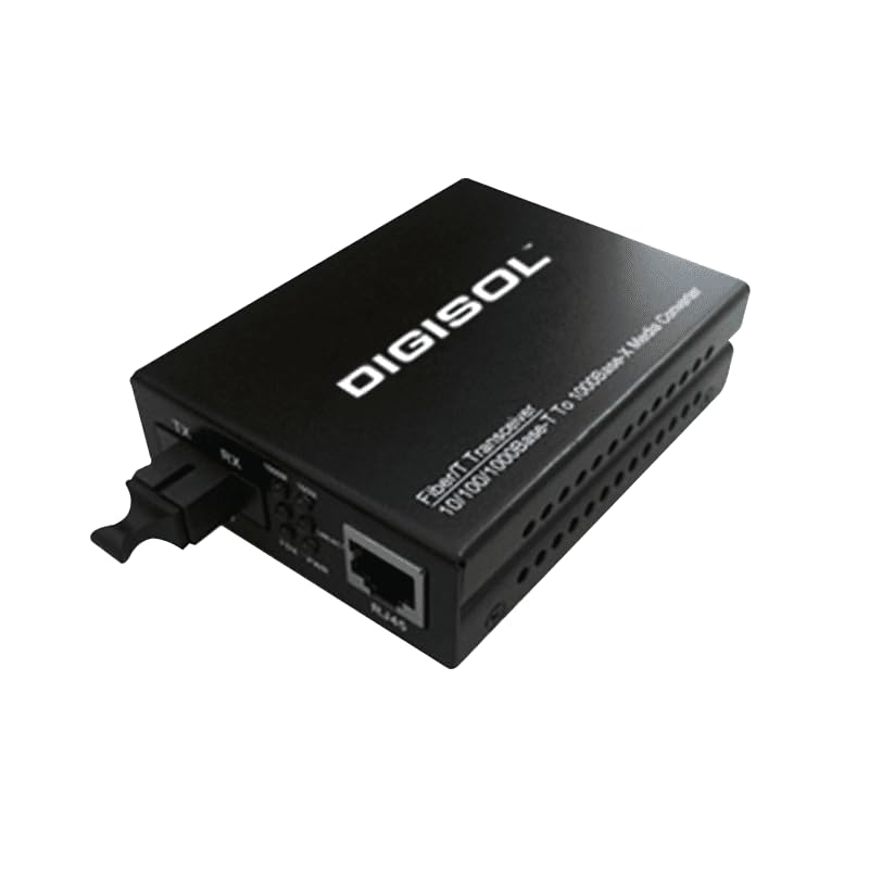 DIGISOL 1000 Base-FX 802.3af/at PoE Media Converter DG-MC6123P