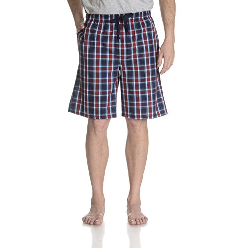 Hanes Men's Ultimate Woven Jams - 2 Pack, 4026A, Blue/Plaid, M3