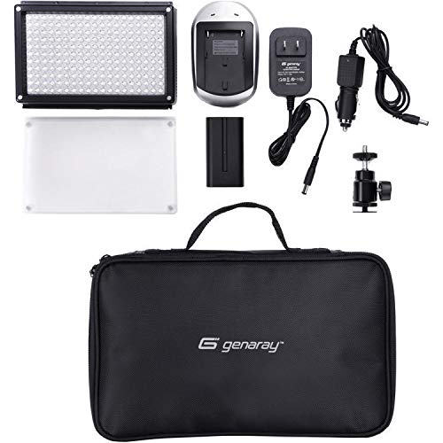 Amazon.com : Genaray LED-6200T 144 LED Variable-Color On-Camera