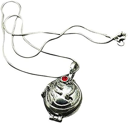 andy cool Elena Gilbert Vampire Diaries Secret Esthers Pendant Necklace Plaque-Plated Vintage Necklace x 1