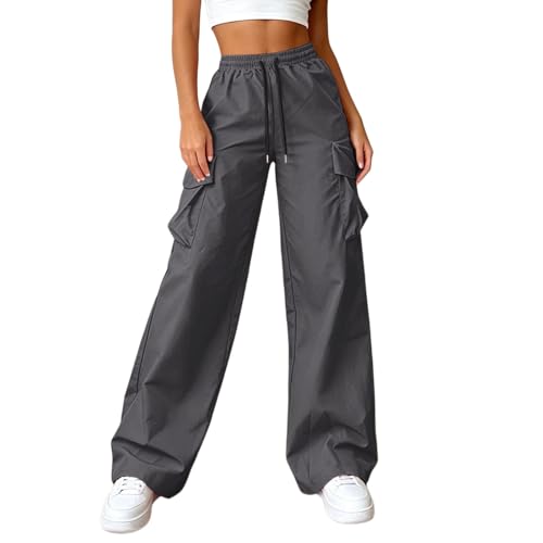 Pantalon de parachute femme Y2K idéal pour le streetwear au quotidien