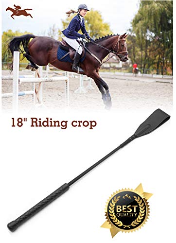 Ridin Genuine Leather Riding Crop, Riding Crop Leather, Equestrian Whip, Crop For Horses, Black Riding Crop, Horseback Crop #TOP2