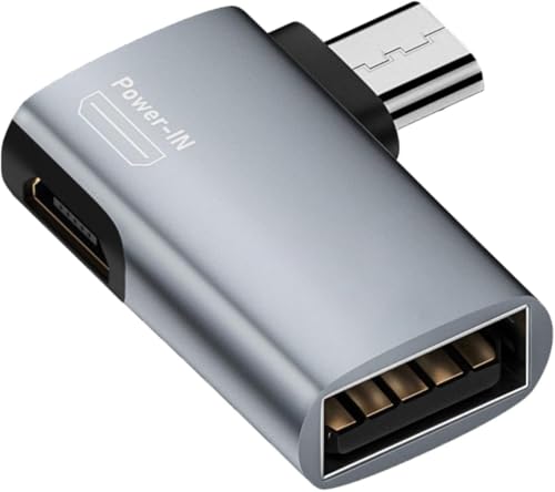 Image of Tobo Micro to USB OTG Adapter for Fire TV Stick 4K, Keyboard, U Disk, Ethernet Adapter, Mouse U-Sb OTG Adapter for Android Phone Tablet and More Host Devices (Micro to USB Left) TD-1206CC