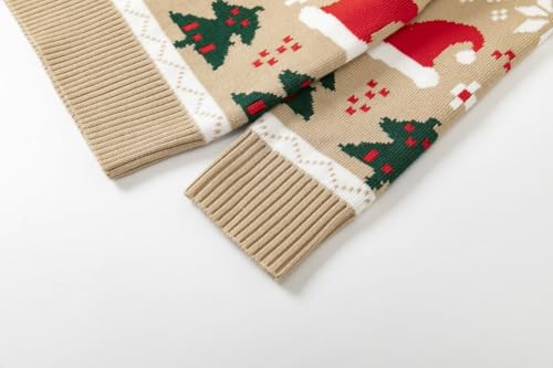 Boys Clothes Adorable Cartoon Holiday Xmas Woolen Warm Pullover Sweater3