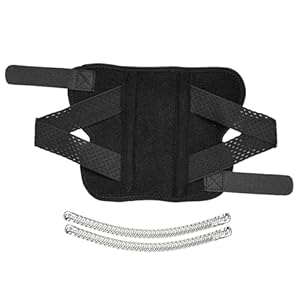 DONGKER Dog Leg Brace,Adjustable Hind Leg Joint Compression Wrap With Metal Spring Bars for Dog Relieving Sprain Pain