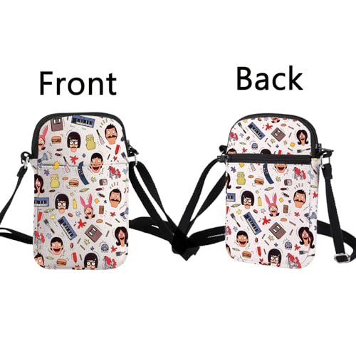 TOBGBE Funny Comedy Family Gifts TV Show Comedy Decor Quote Crossbody Bag Cartoon Role Lover Gifts For Fans3