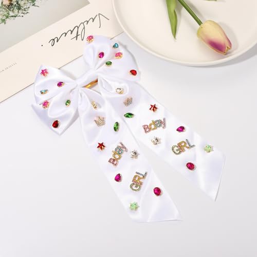 Lazos para cabello cumpleaños con prendedor rosa miniatura 4