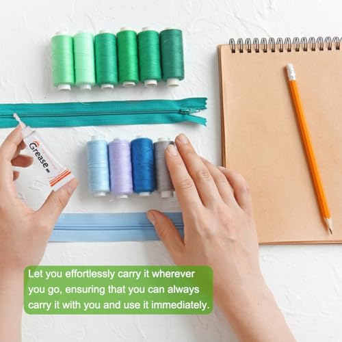 Gleitmittel mit Reißverschluss,Reißverschluss Wachs,Wachs für Reißverschluss,Snap and Zipper Lubricant,Zip Wax für die Bootspflege,Wachs Reißverschluss für Boot,Segeltuch,Neoprenanzug (Weiß-20g)