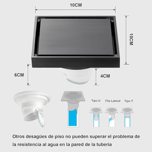 Coladera para baño de 3 pulgadas 5 Imagen adicional