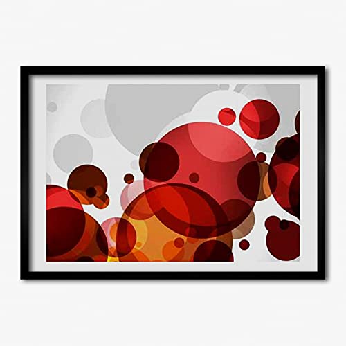 Cadre MDF photo 70x50 cm Tulup avec tableau peinture moderne de style Abstrakcja de la Roue