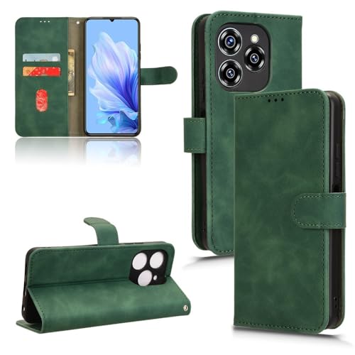 Étui portefeuille compatible avec Oukitel C50 en cuir PU antichoc