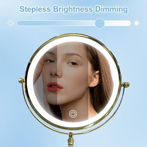 Espejo de Maquillaje con Luz y Aumento 8" Redondo miniatura 4