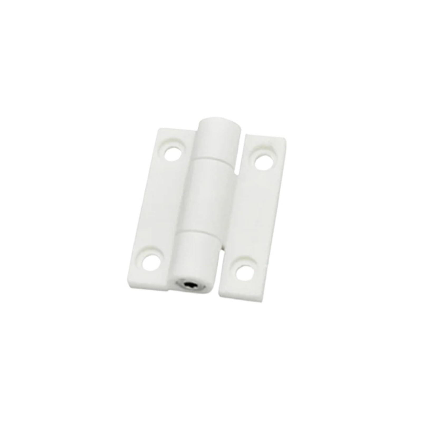 Folding Door Hinge,1pcs White/Black Plastic Adjustable Torque High Strength Shaft Core Damping Hinges(White)