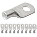 SELTERM 10 Pack 8 Gauge 8 AWG 1/4" Stud UL Marine Grade Ring Terminal Lugs Battery Cable Tinned Copper Eyelets