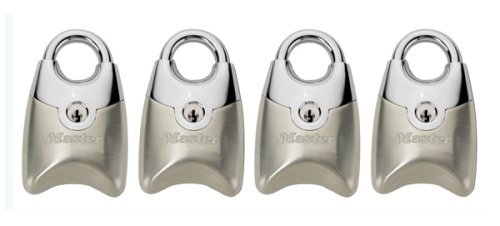 Preisvergleich Produktbild MASTER LOCK - 195EURQSN - 4 "Mini Fusion" Vorhängeschlösser 20mm