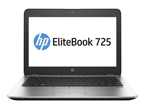 Image of HP Elitebook 725 G3 12.5 inch Notebook, 8 GB RAM, 128 GB SSD, AMD Radeon R6, Silver (T1C14UT#ABA)
