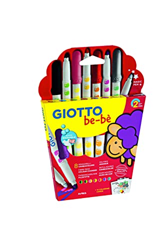 Giotto 467900 – Feutres aSAT 8 Bebe changeant de Couleur