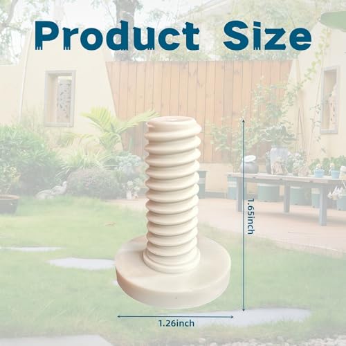 Image of 20 PCS Long Bolts Compatible with Suncast Storage Sheds Sheds for Suncast /Craftsman Resin Storage Sheds, Replacement Screws Compatible with Suncast Storage Sheds Shed Accessories (White)