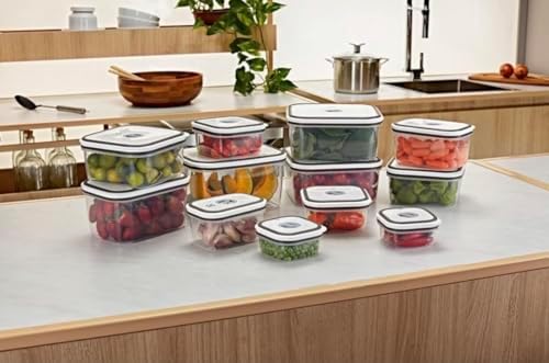 Kit Potes Plastico Hermeticos Electrolux 12 Pecas