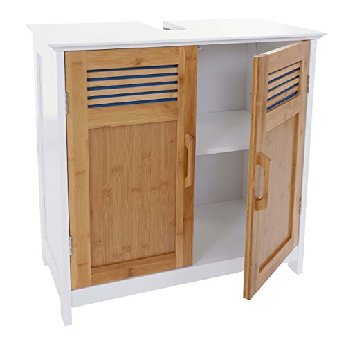 Mendler Arredo Bagno Serie HWC-A85 Legno Bambu e