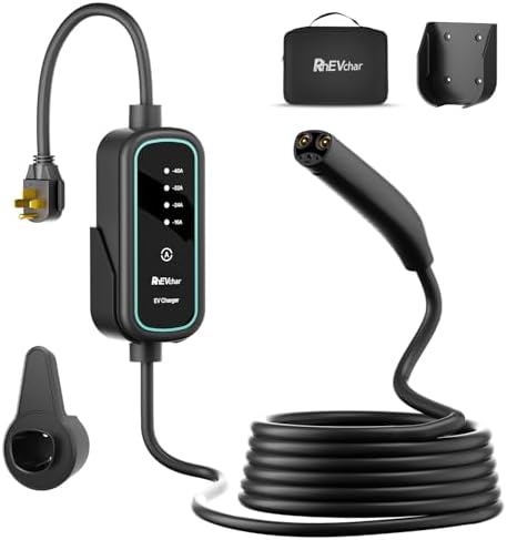 Carregador Tesla 40A Nível 2 Conector NACS Carregador EV 9,6 KW E...