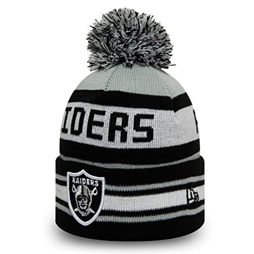 Bonnet Oakland Raiders New Era chaud et isolant en maille pour enfant