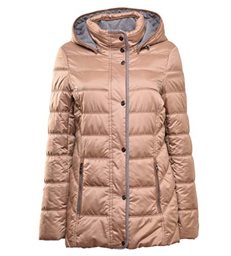 Fuchs Schmitt Steppjacke mit abnehmbarer Kapuze in Beige, Größe 40